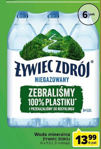 Carrefour Express Woda niegazowana żywiec zdrój oferta