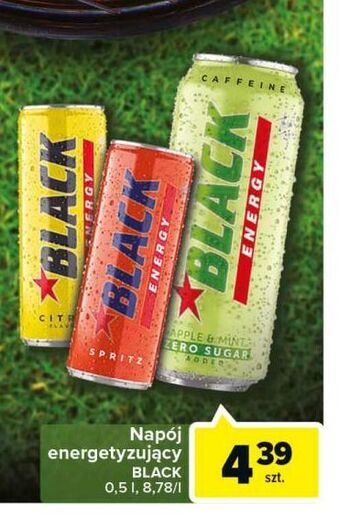 Carrefour Napój energetyczny citrus black energy oferta