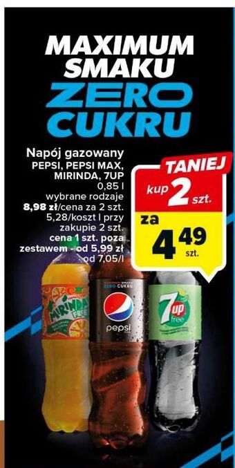 Carrefour Napój orange mirinda oferta