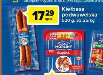 Carrefour Kiełbasa podwawelska morliny oferta