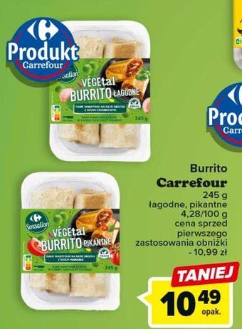 Carrefour Burrito łagodne carrefour sensation oferta