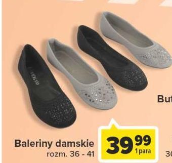 Carrefour Balerinki damskie 36-41 oferta