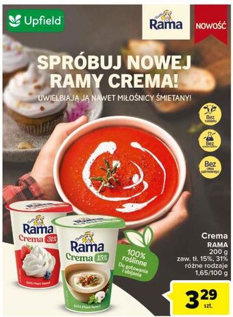 Carrefour Śmietana 15 % rama crema oferta