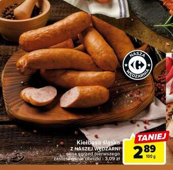 Carrefour Kiełbasa śląska nasza wędzarnia carrefour oferta