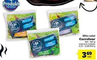 Carrefour Mix sałat z lodową carrefour targ świeżości oferta