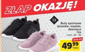 Carrefour Buty sportowe damskie tex oferta