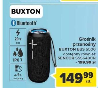 Carrefour Głosnik bbs 5500 czarny buxton oferta