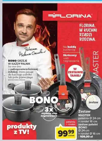 Carrefour Patelnia bono 24 cm + rondel 16 florina (florentyna) oferta