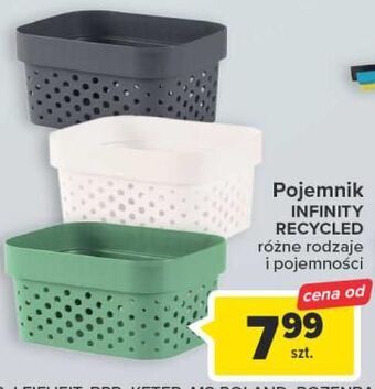 Carrefour Pojemnik infinity recycled 4.5 l curver oferta