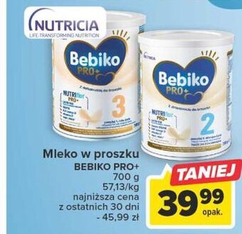 Carrefour Mleko 3 bebiko pro+ oferta