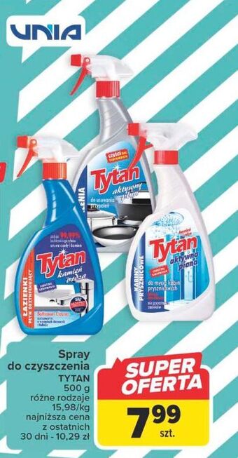 Carrefour Spray do mycia kabin prysznicowych tytan oferta