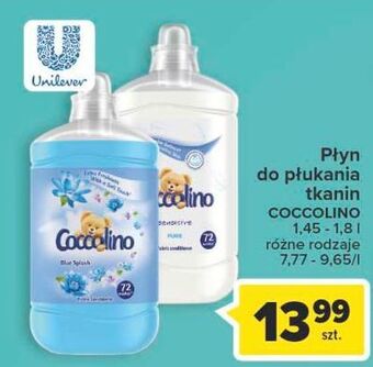 Carrefour Płyn do płukania blue splash coccolino oferta