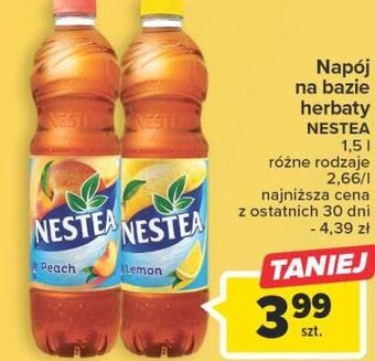 Carrefour Herbata mrożona peach nestea oferta