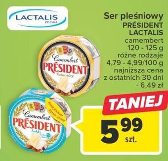 Carrefour Ser camembert naturalny president oferta