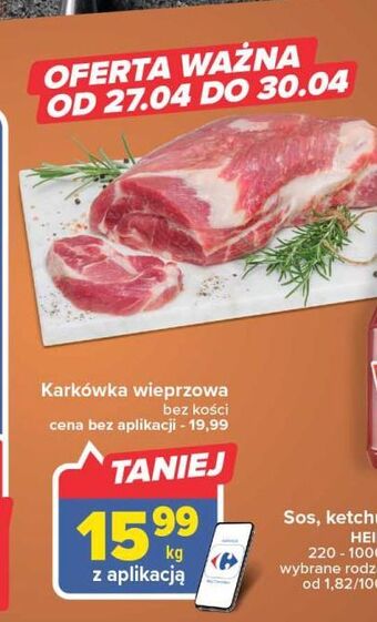 Carrefour Karkówka wieprzowa bez kości oferta