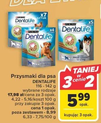 Carrefour Przysmak dla psa medium purina dentalife oferta