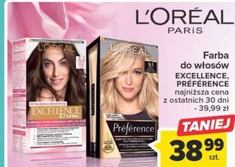 Carrefour Farba do włosów 4.3 złocisty brąz l'oreal excellence creme oferta