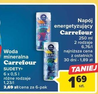 Carrefour Napój energetyzujący classic carrefour classic oferta
