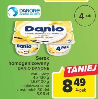Carrefour Serek wanilia danone danio oferta