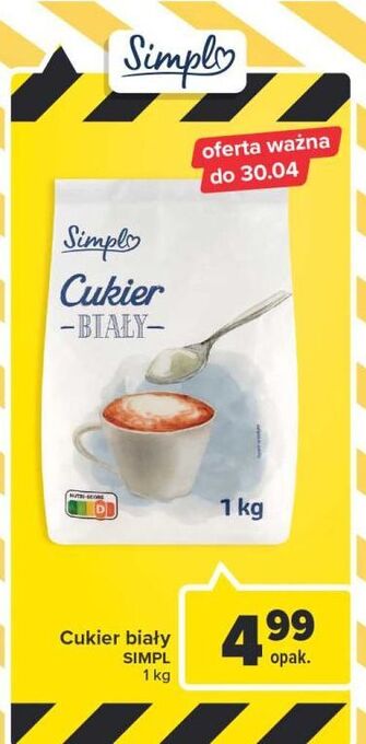 Carrefour Cukier biały simpl oferta