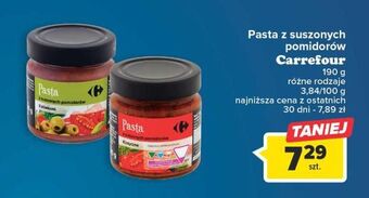Carrefour Pasta z suszonych pomidorów carrefour oferta