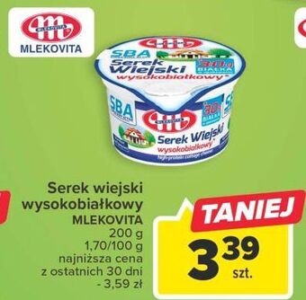 Carrefour Serek wiejski mlekovita sba oferta