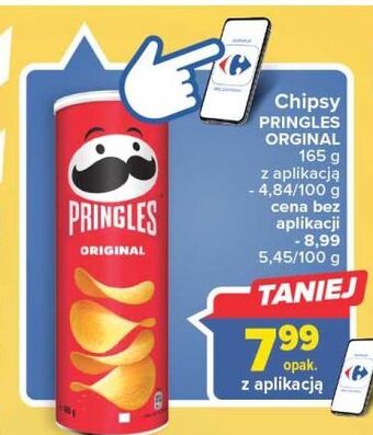 Carrefour Chipsy original pringles oferta