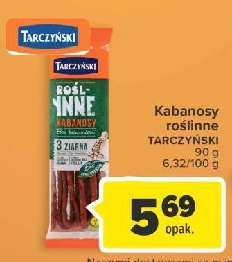 Carrefour Kabanosy 3 ziarna tarczyński roślinne oferta