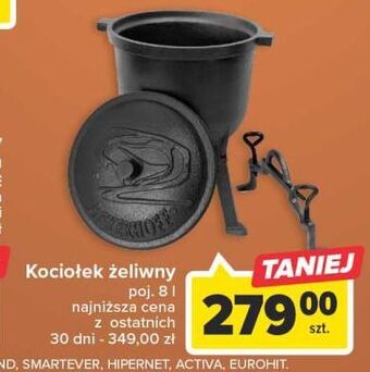 Kociołek żeliwny 8 l