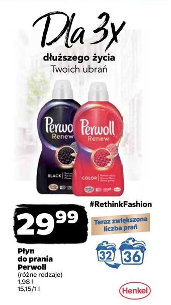 Netto Płyn do prania perwoll renew color oferta