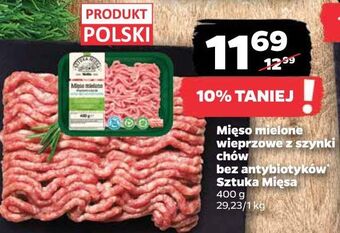 Netto Mięso mielone wieprzowe z szynki sztuka mięsa oferta