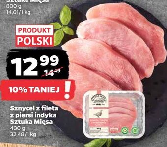 Netto Sznycel z fileta piersi indyka sztuka mięsa netto oferta