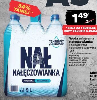 Netto Woda niegazowana nałęczowianka oferta