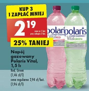 Biedronka Woda red polaris vital oferta