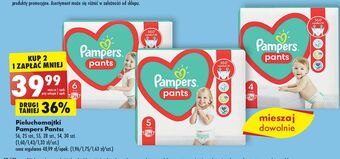 Biedronka Pieluszki dla dzieci 4 pampers pants oferta