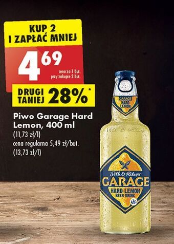 Biedronka Piwo garage hard lemonade oferta