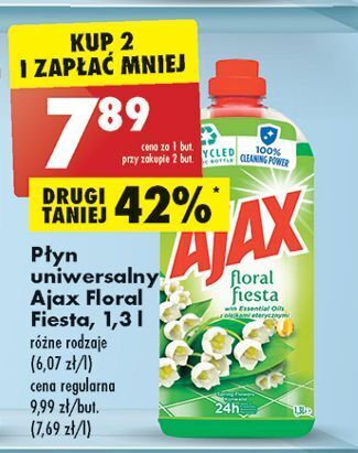 Biedronka Płyn do mycia konwalie ajax floral fiesta oferta