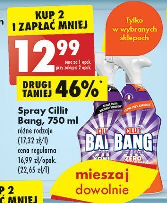Biedronka Płyn zero kamienia cillit bang oferta