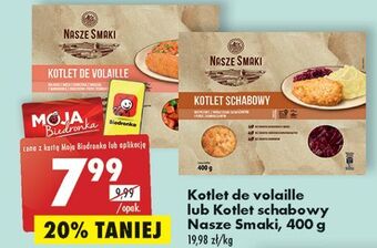 Biedronka Kotlet de volaille z marchewką i groszkiem puree ziemniaczanym nasze smaki oferta