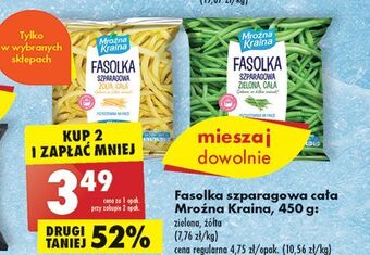 Biedronka Fasolka szparagowa żółta mroźna kraina oferta