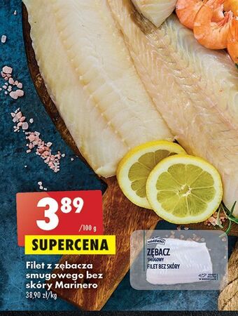 Biedronka Zębacz smugowy filet bez skóry marinero oferta