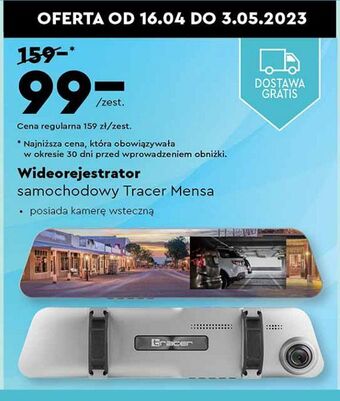 Biedronka Wideorejestrator mensa tracer oferta