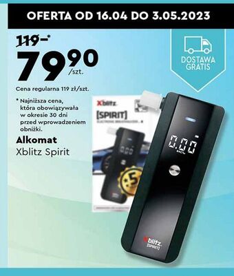 Biedronka Alkomat spirit xblitz oferta