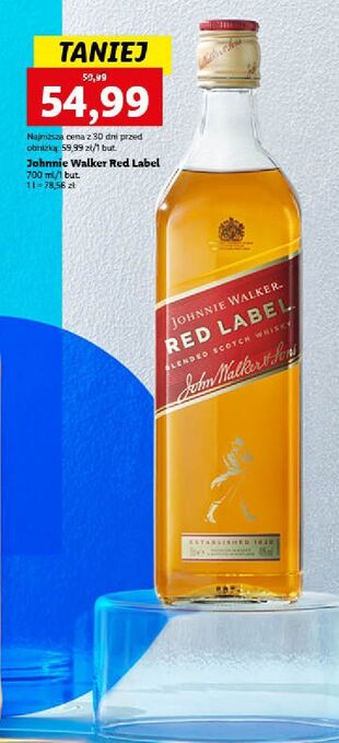 Lidl Whisky johnnie walker red label oferta