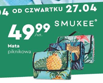Biedronka Mata piknikowa 140 x 180 cm smukee oferta