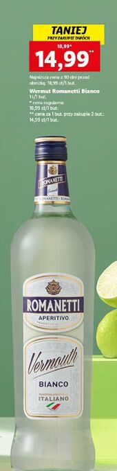 Lidl Vermouth romanetti bianco oferta
