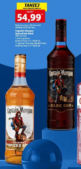 Lidl Rum captain morgan dark oferta