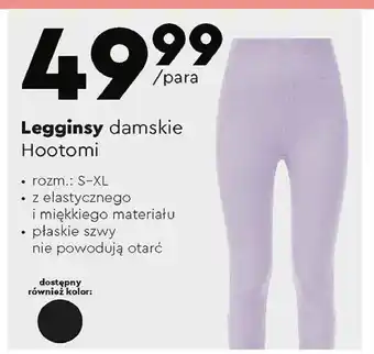 Biedronka Legginsy modelujące damskie s-xl hootomi oferta