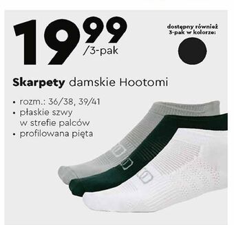 Biedronka Skarpetki damskie 36/38-39/41 hootomi oferta