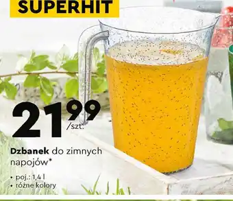 Biedronka Dzbanek do zimnych napojów 1.4 l mpm product oferta